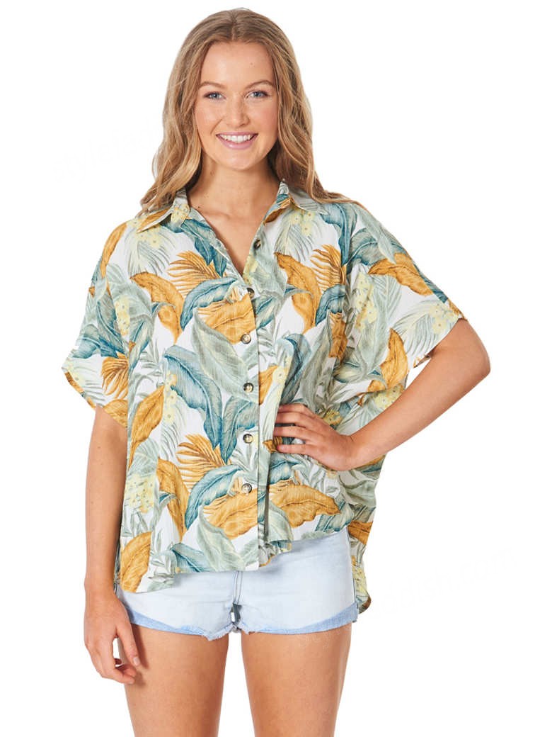 Rip Curl-Tropic Sol Shirt Good quality - -0