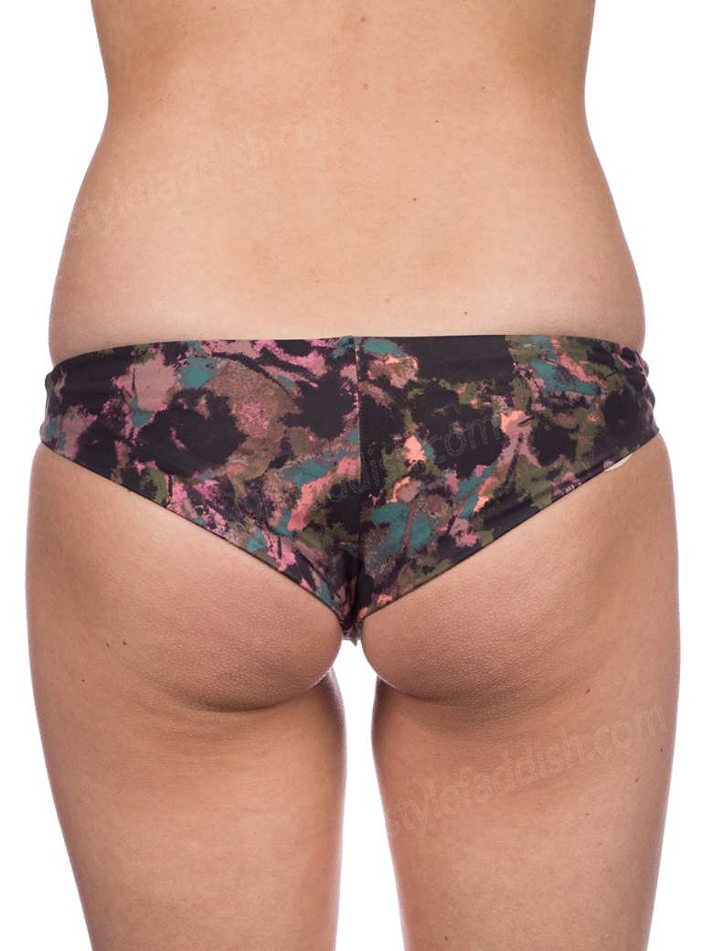 RVCA-Camo Floral Cheeky Bikini Bottom Good quality - -1