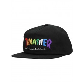 Thrasher-Rainbow Mag Embroidered Cap Good quality