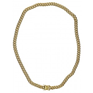 The Gold Gods-8mm 22" Miami Cuban Link Chain Good quality