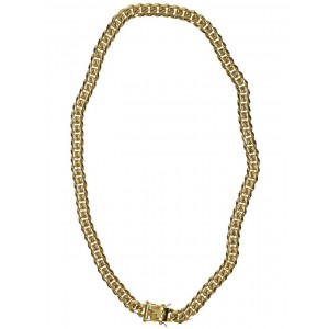 The Gold Gods-8mm 18" Miami Cuban Link Chain Good quality