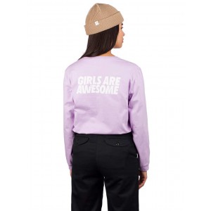 Girls Are Awesome-When In Doubt Long Sleeve T-Shirt Good quality