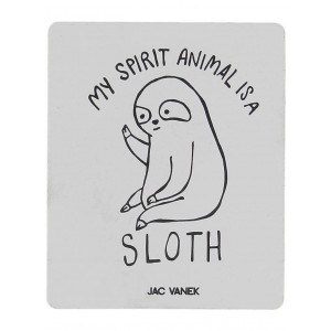 Jac Vanek-Spirit Sloth Sticker Good quality