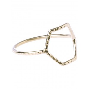 Epic-Facetted Hexa Ring Good quality
